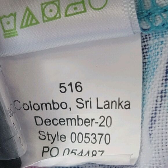 NWT Lilly Pulitzer Bali Blue Once Upon A Tide Linen Palazzo Pants Size XL - Picture 11 of 16